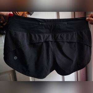 lululemon athletica Women's Speed Up Black Shorts